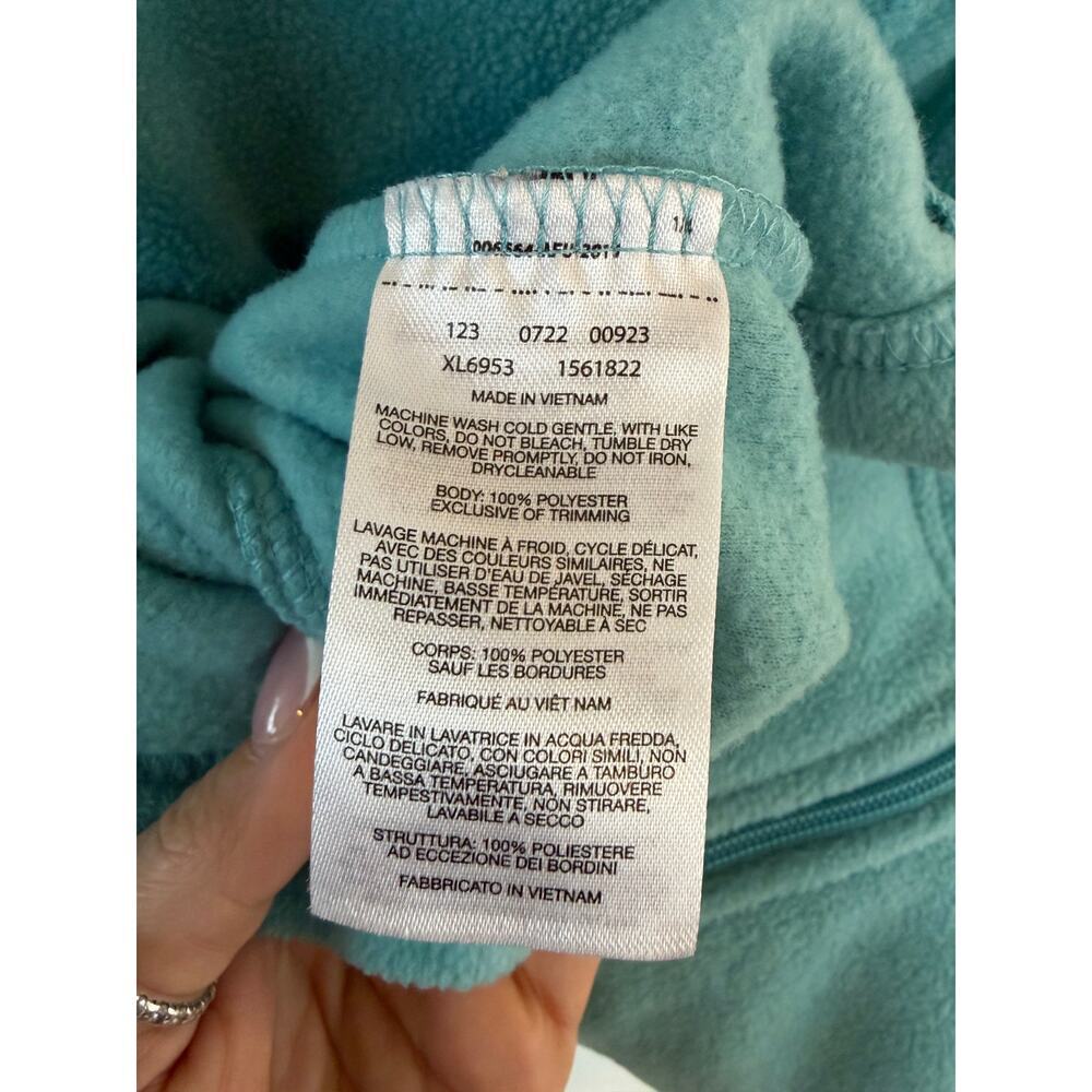 Columbia Fleece Vest Women XS Teal Full Zip Jacket Outdoor Hiking Layer - Picture 7 of 9